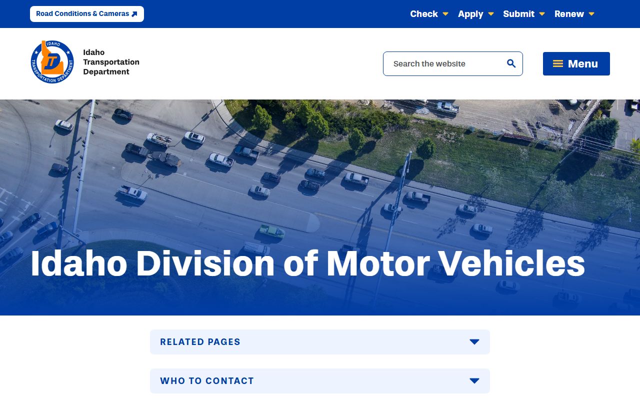 Butte County traffic court records Idaho DMV gateway