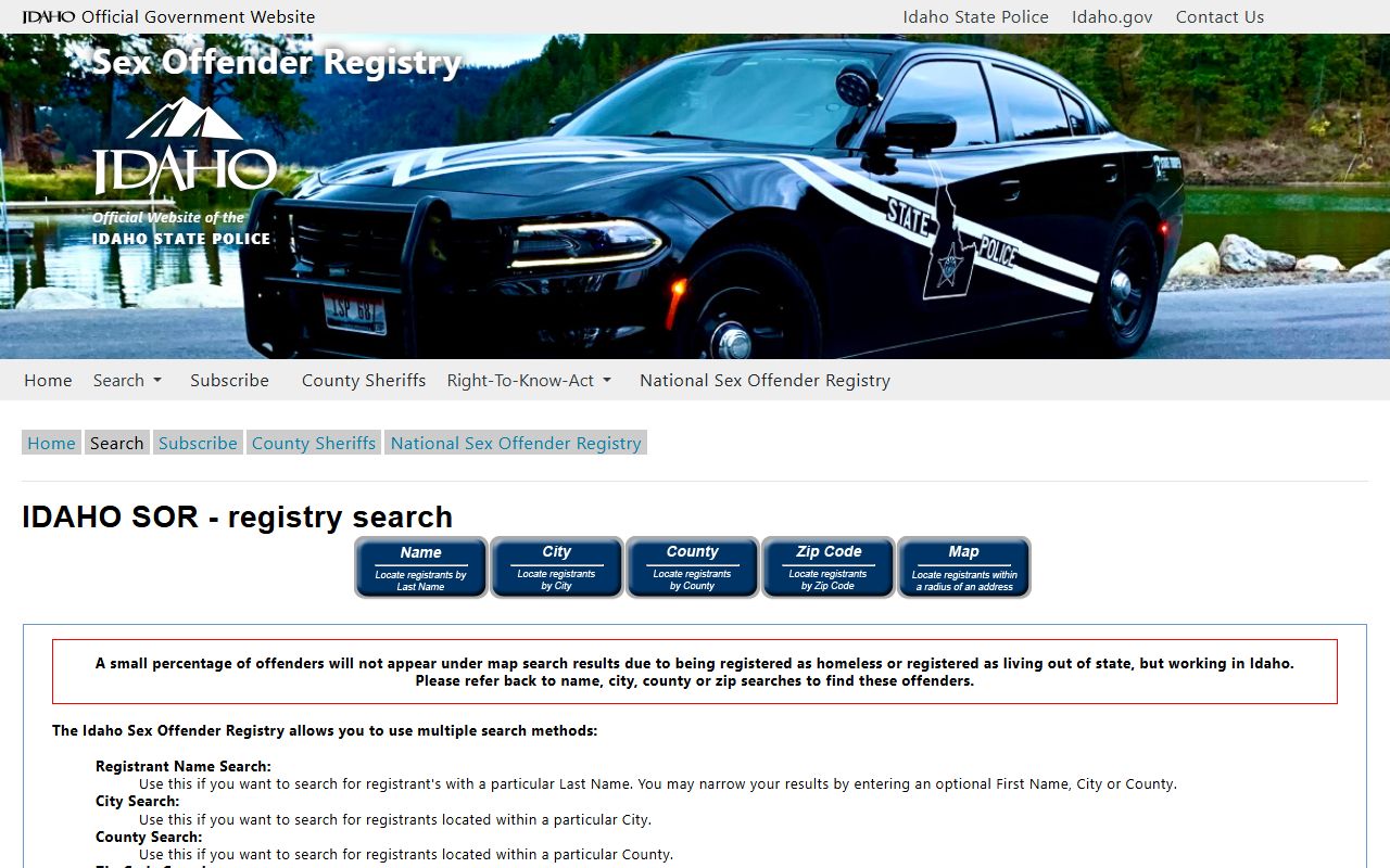 Butte County warrant records and Idaho public safety search methods